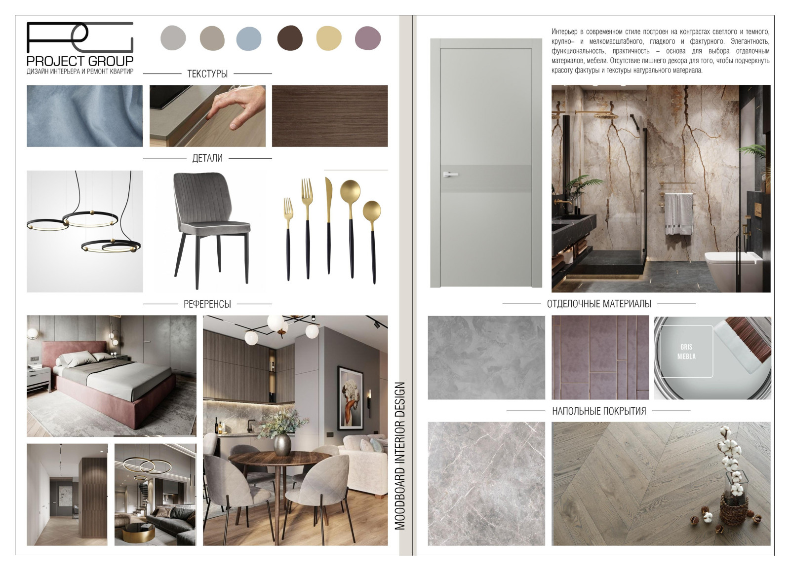 Обложка проекта: Проект Квартиры 90 м в Клубном Доме VITALITY