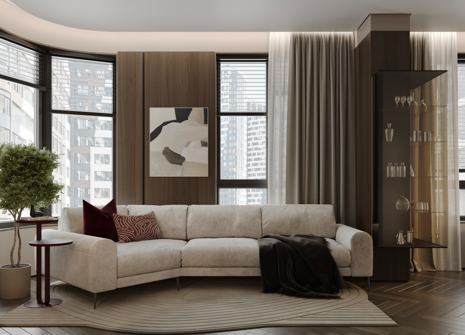 Обложка проекта: Спокойный минимализм в центре Москвы