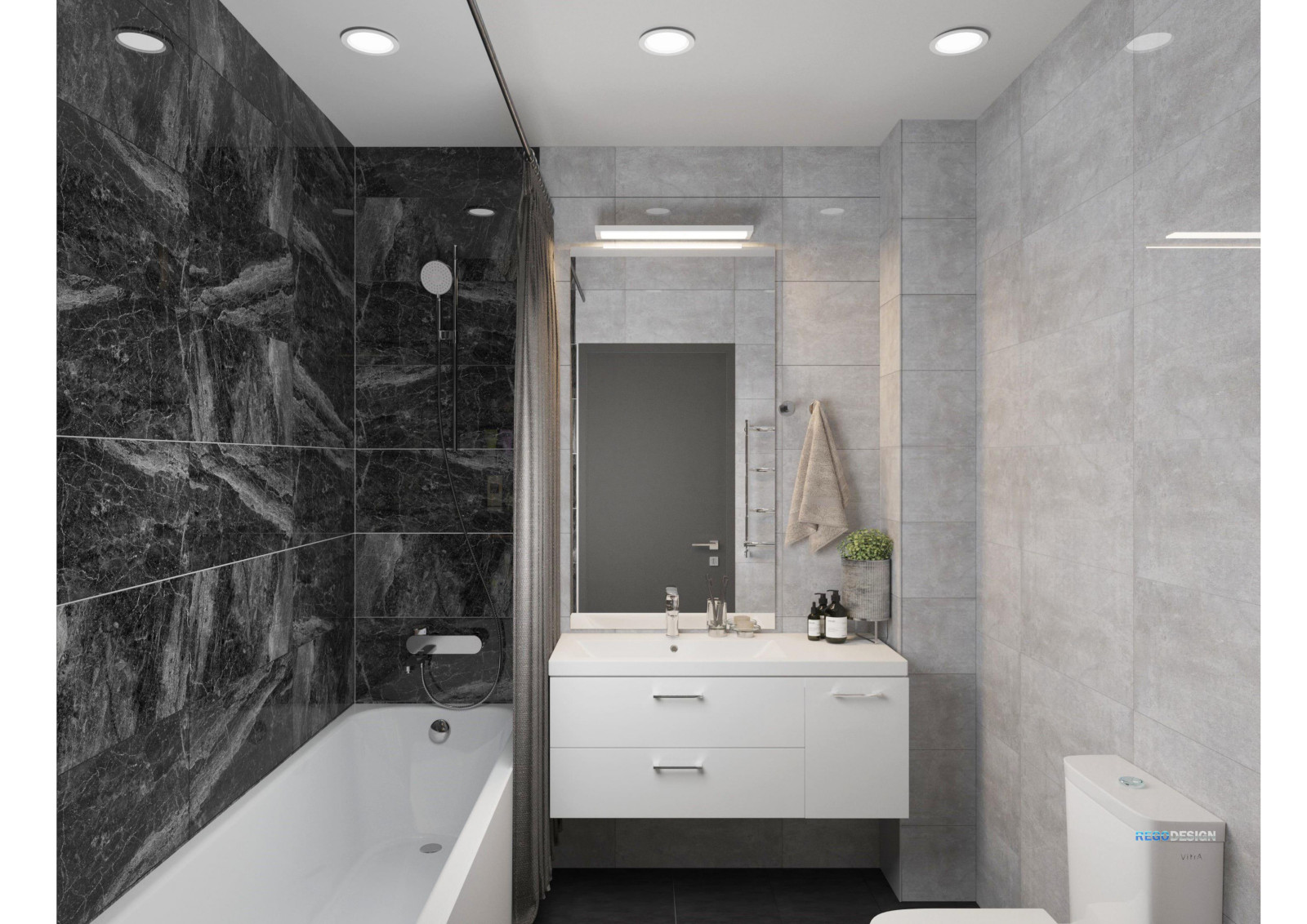 № 51 ДИЗАЙН ПРОЕКТ 60 КВ.М.