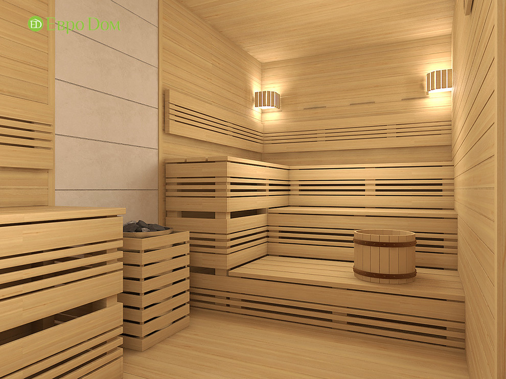 Дизайн интерьера коттеджа 490 кв. м в современном стиле