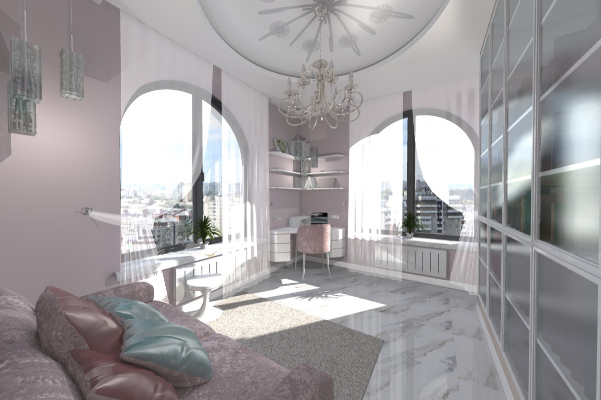 Дизайн и ремонт трехкомнатной квартиры (м. Рассказовка)