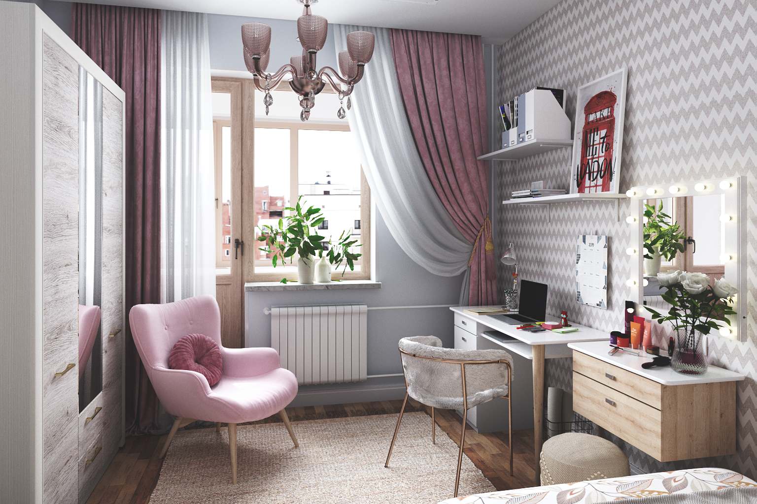 Для счастливой жизни. Проект квартиры 90 м2.