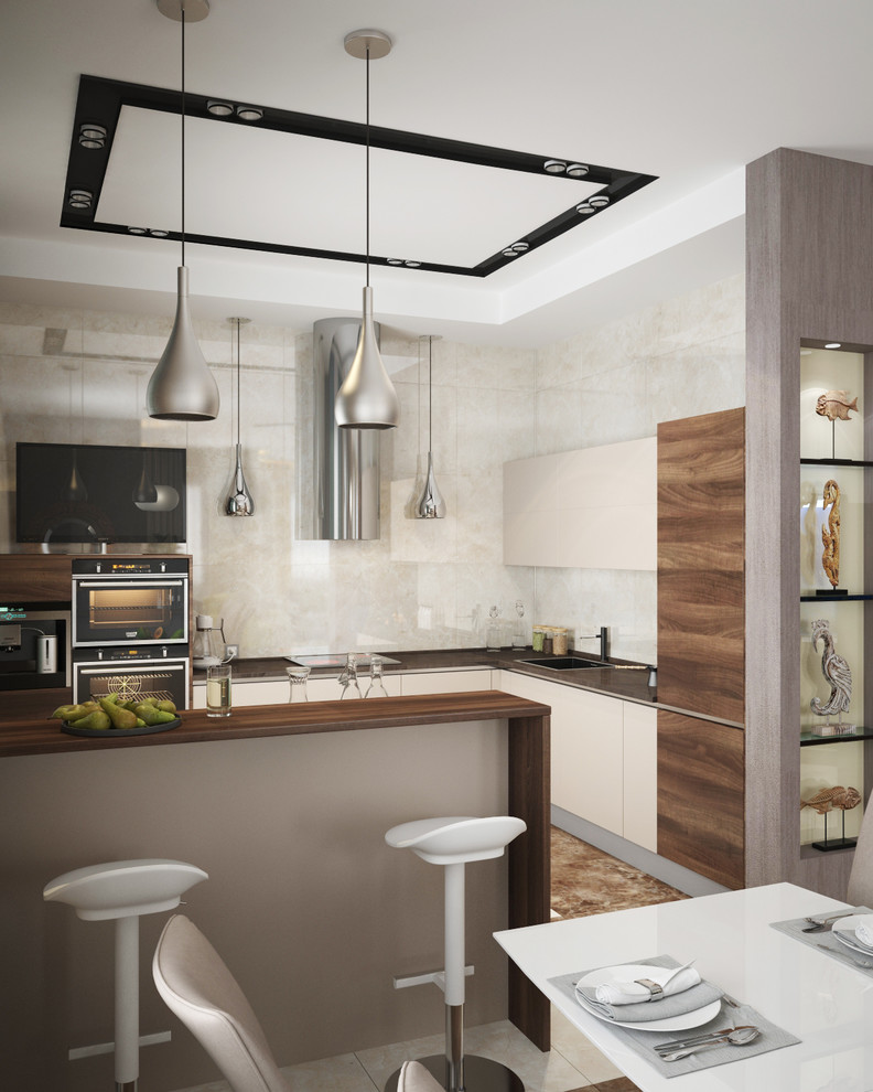 вид на кухонную зону