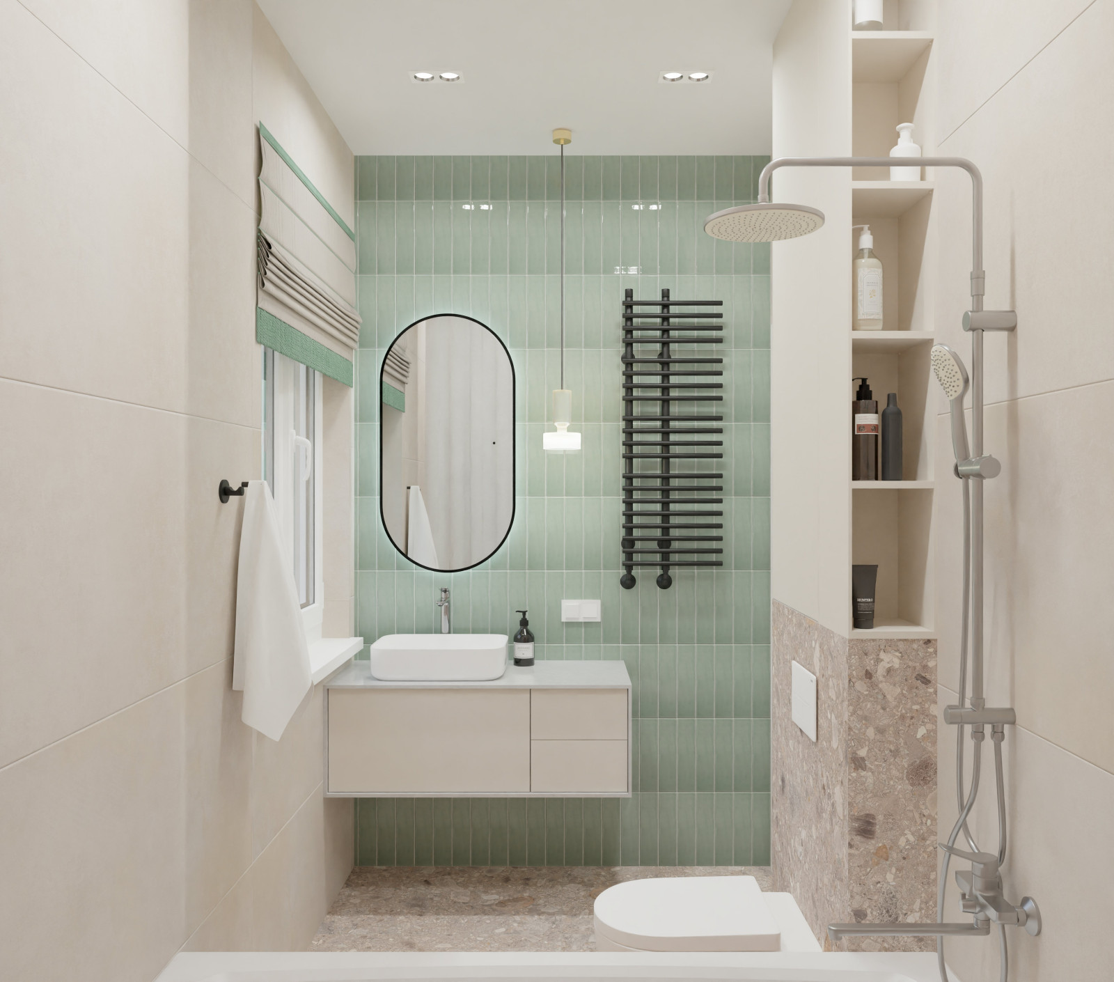 Загородный одноэтажный дом в современном стиле