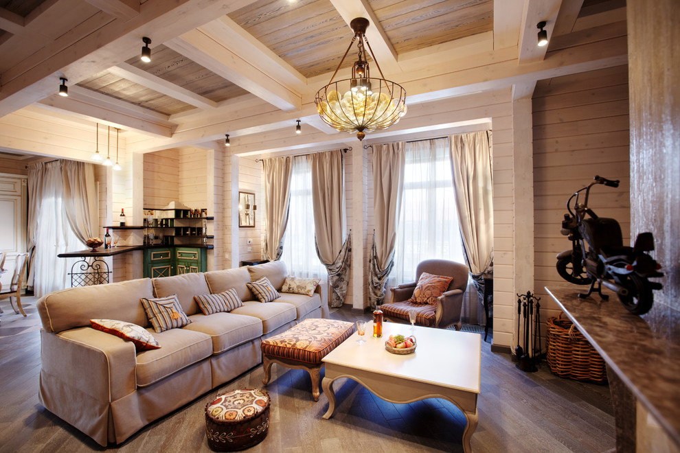 Дом из клееного бруса в стиле Прованс