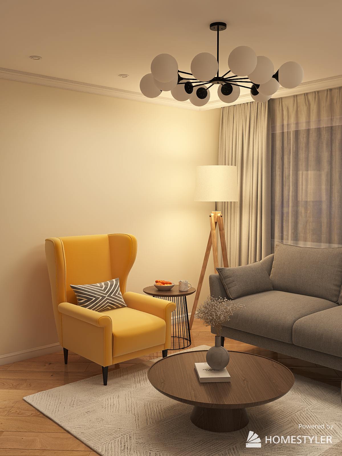 гостиная в современном стиле