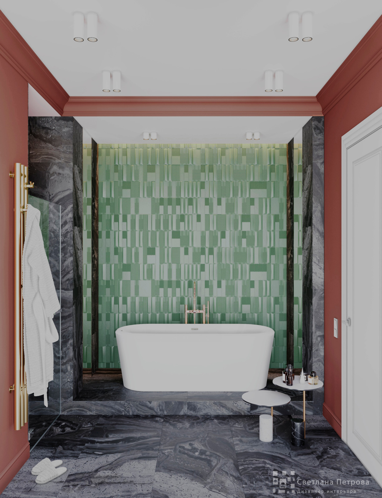 Дизайн интерьера санузла