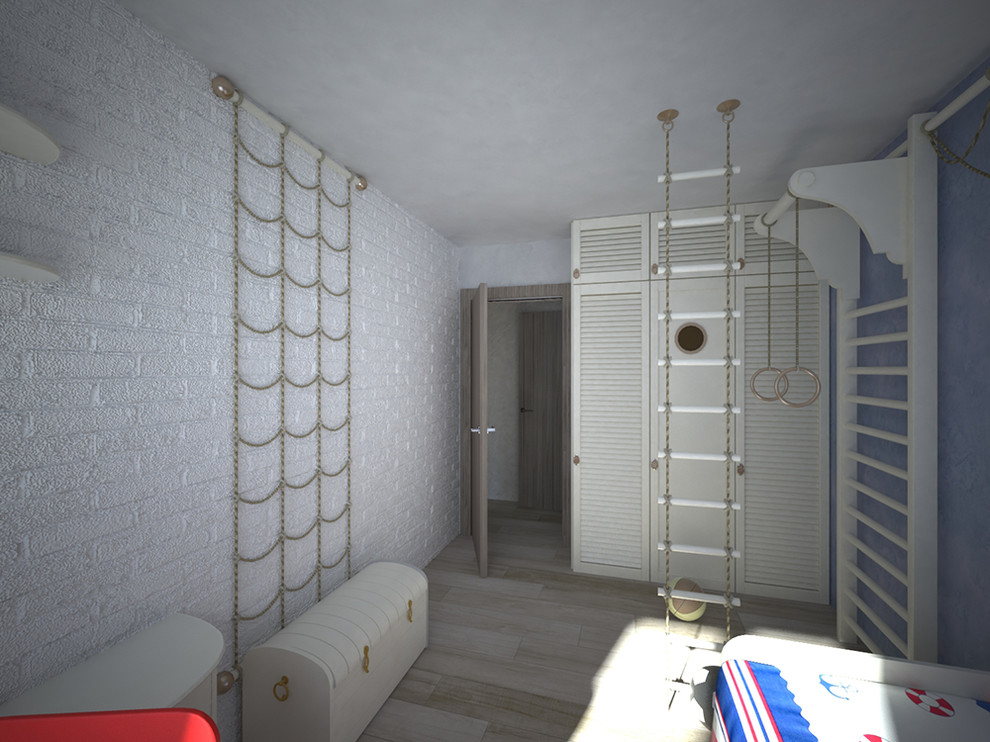 Самара, ул. Гая. Дизайн-проект квартиры для семьи с двумя детьми.