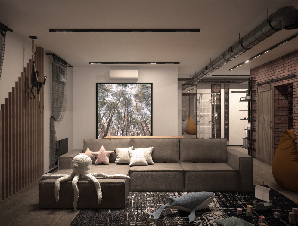 Дом в стиле "Русский лофт"