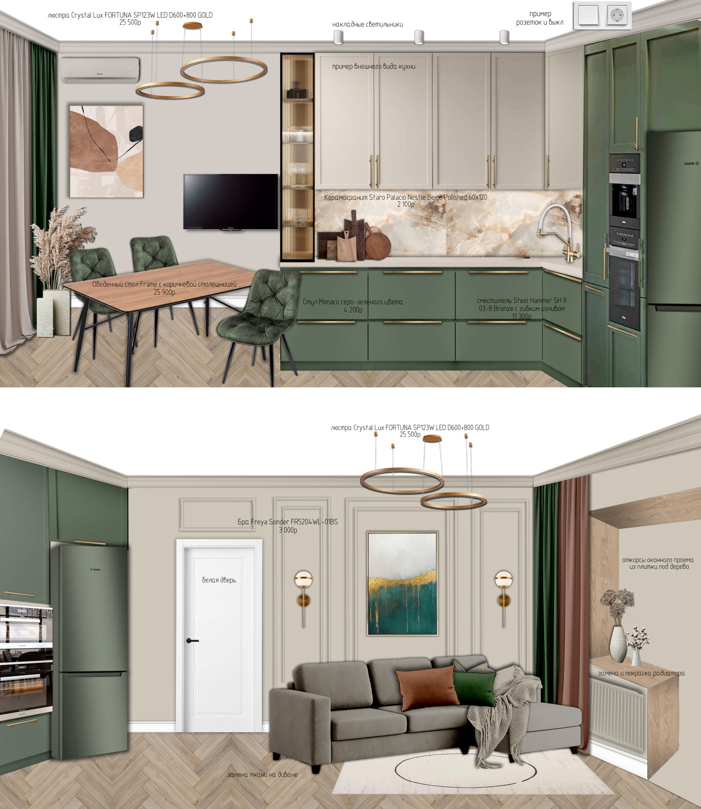 Эскизный проект квартиры