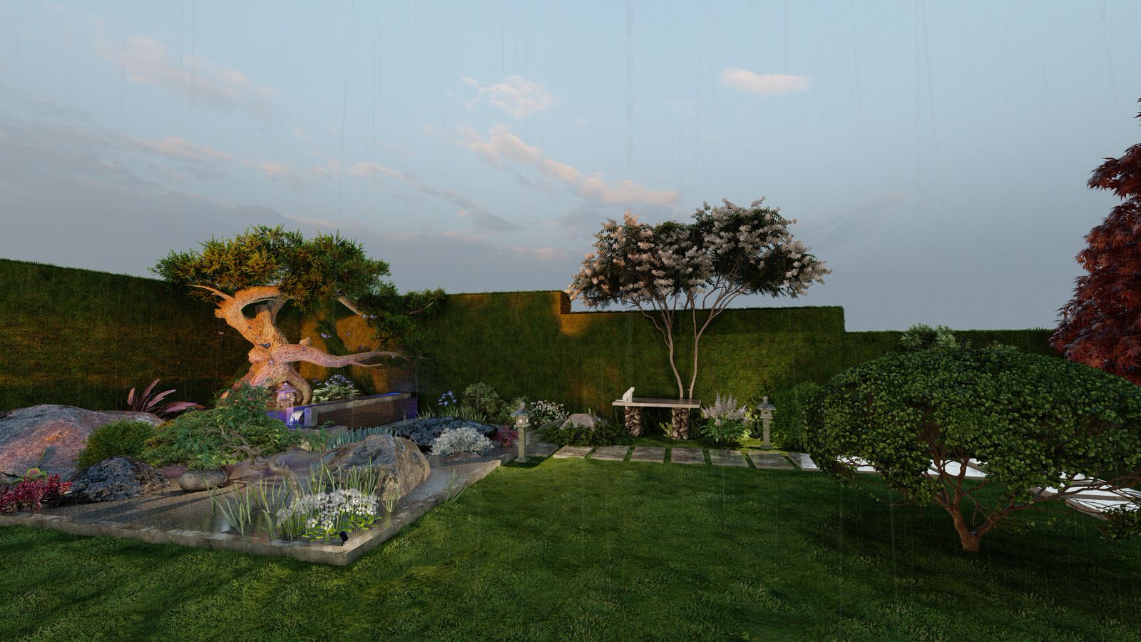 Сад "Многоликий". КП Райт Вилладж