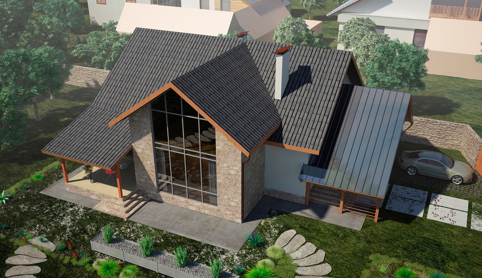 Индивидуальный жилой дом#1