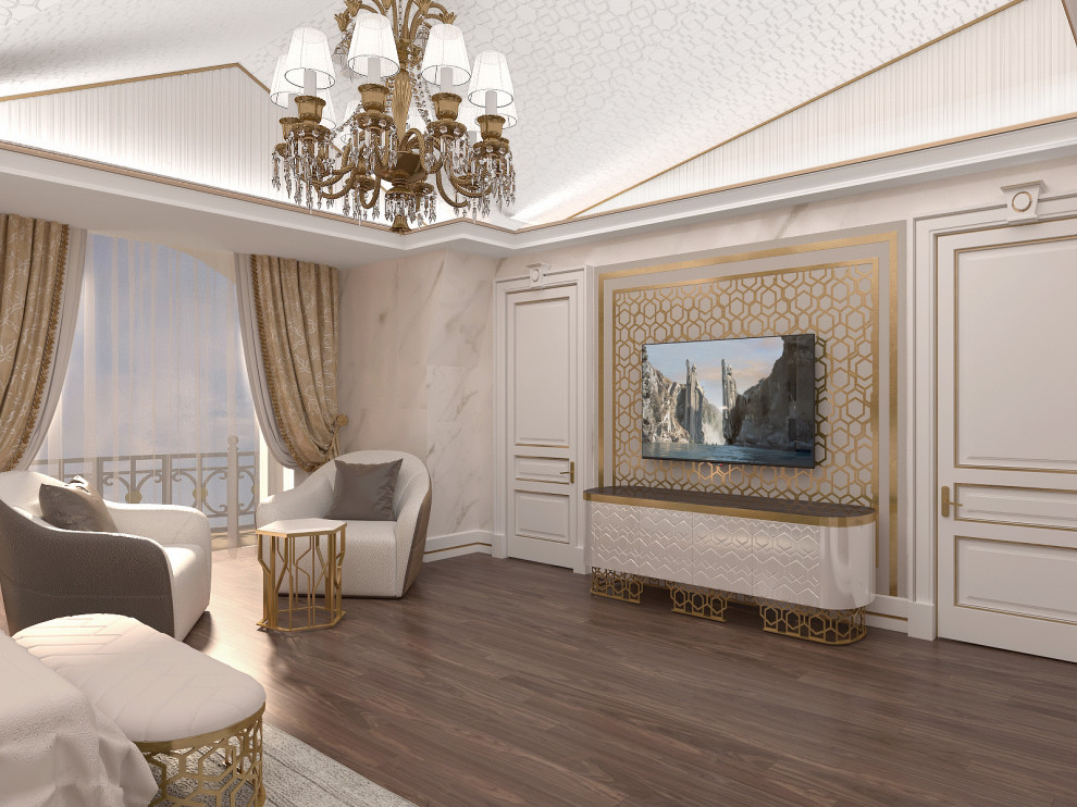 г.Москва , Спальня в стиле неоклассики