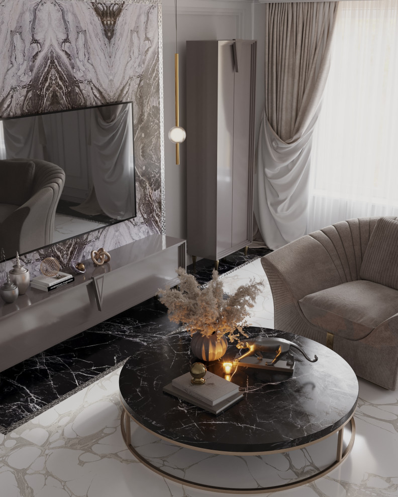 Обложка проекта: Гостиная ЖК Идель