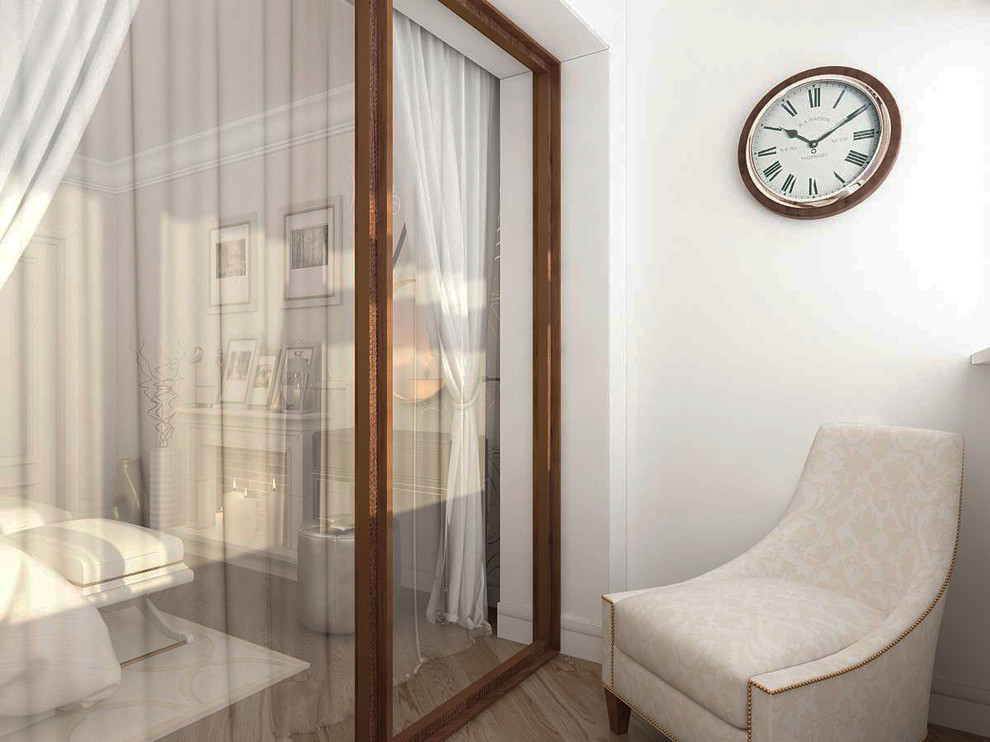 Квартира с белой спальней