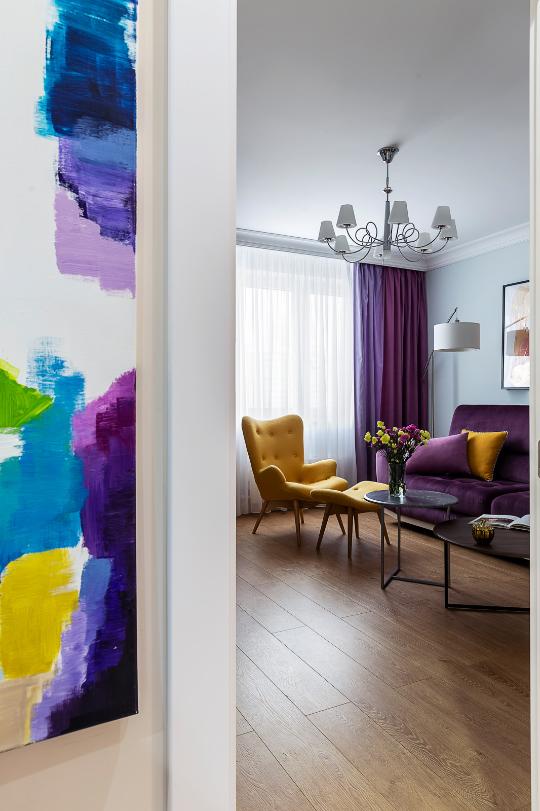 Реализованный проект квартиры 58 кв.м г. Москва