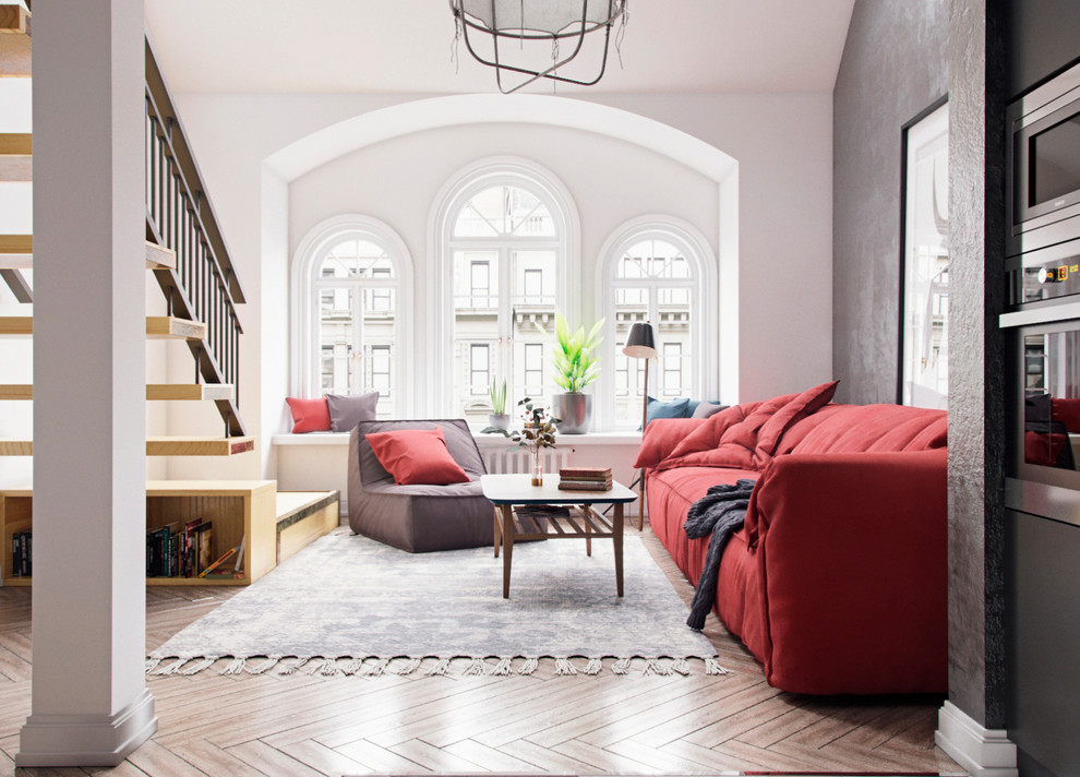 Обложка проекта: Двухуровневая квартира