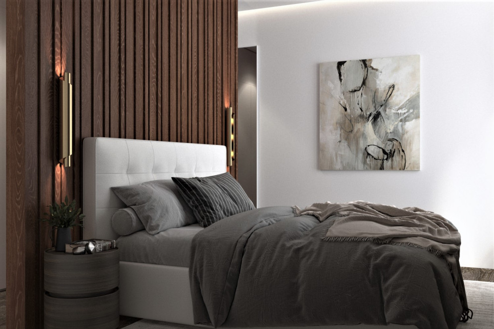 Монохромный с деревом