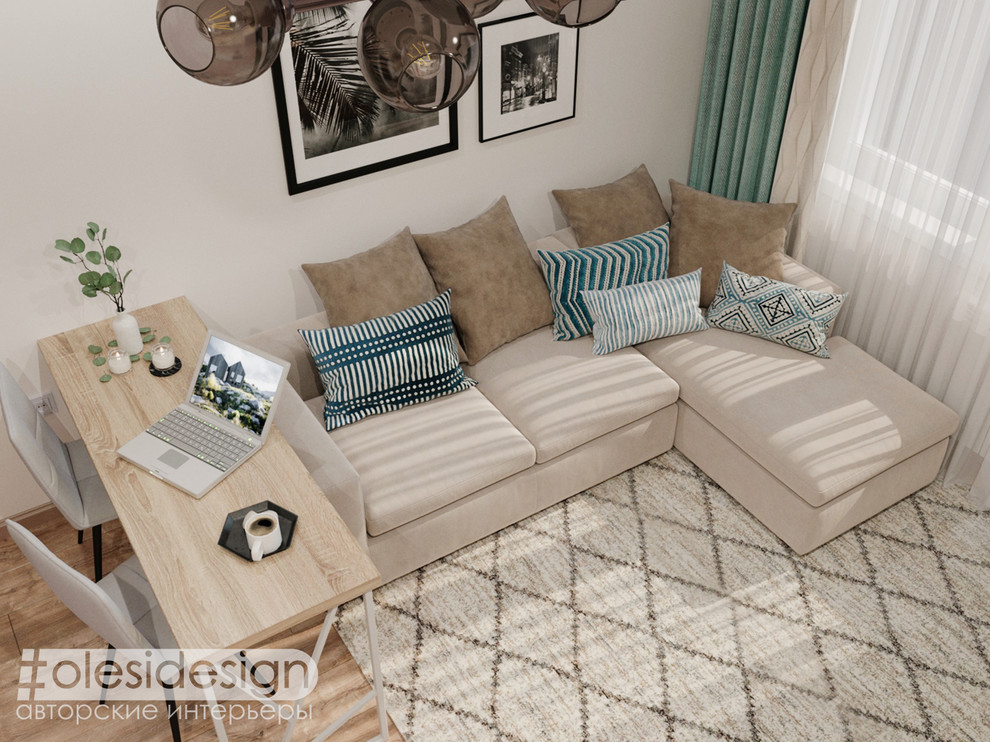 Обложка проекта: Интерьер квартиры-студии "Нордикхаус"