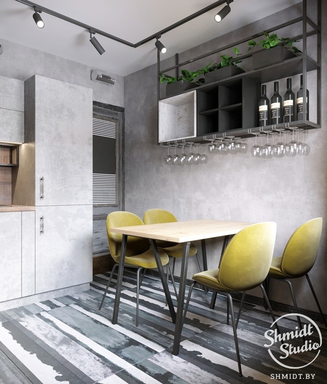 Проект Mini Loft, Москва, 54 м.кв.