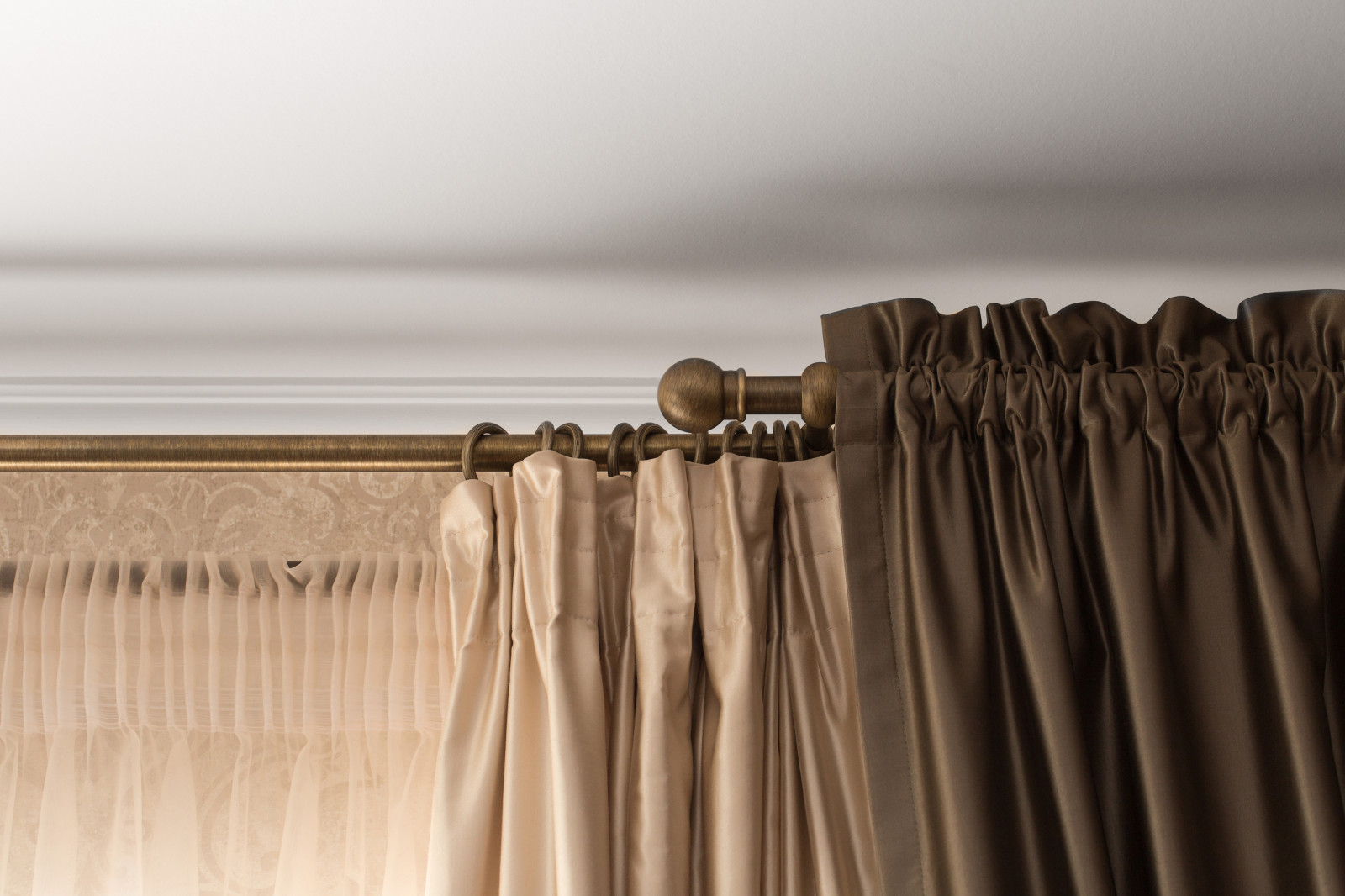 Текстильное оформление загородного дома