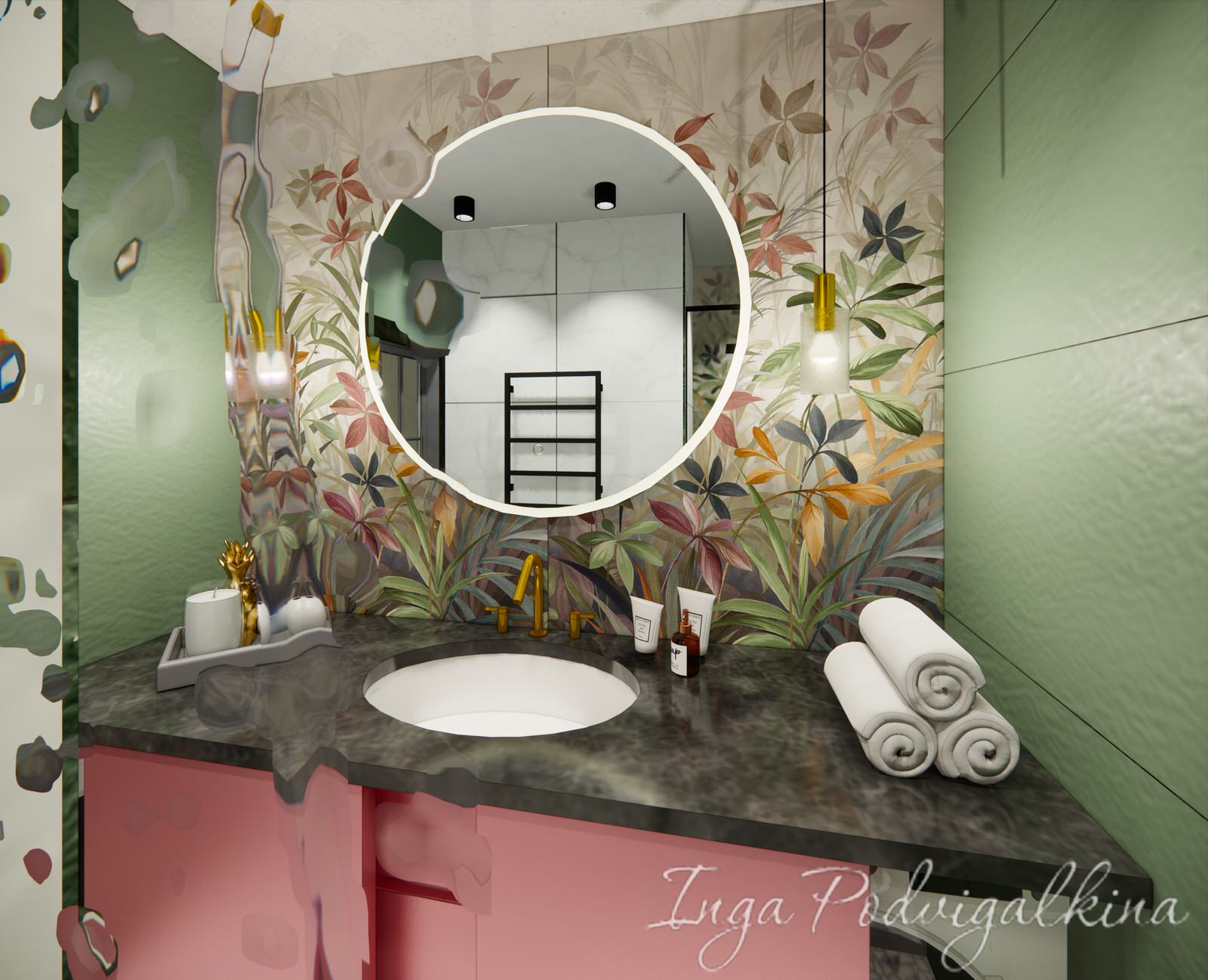 Студия в природных тонах