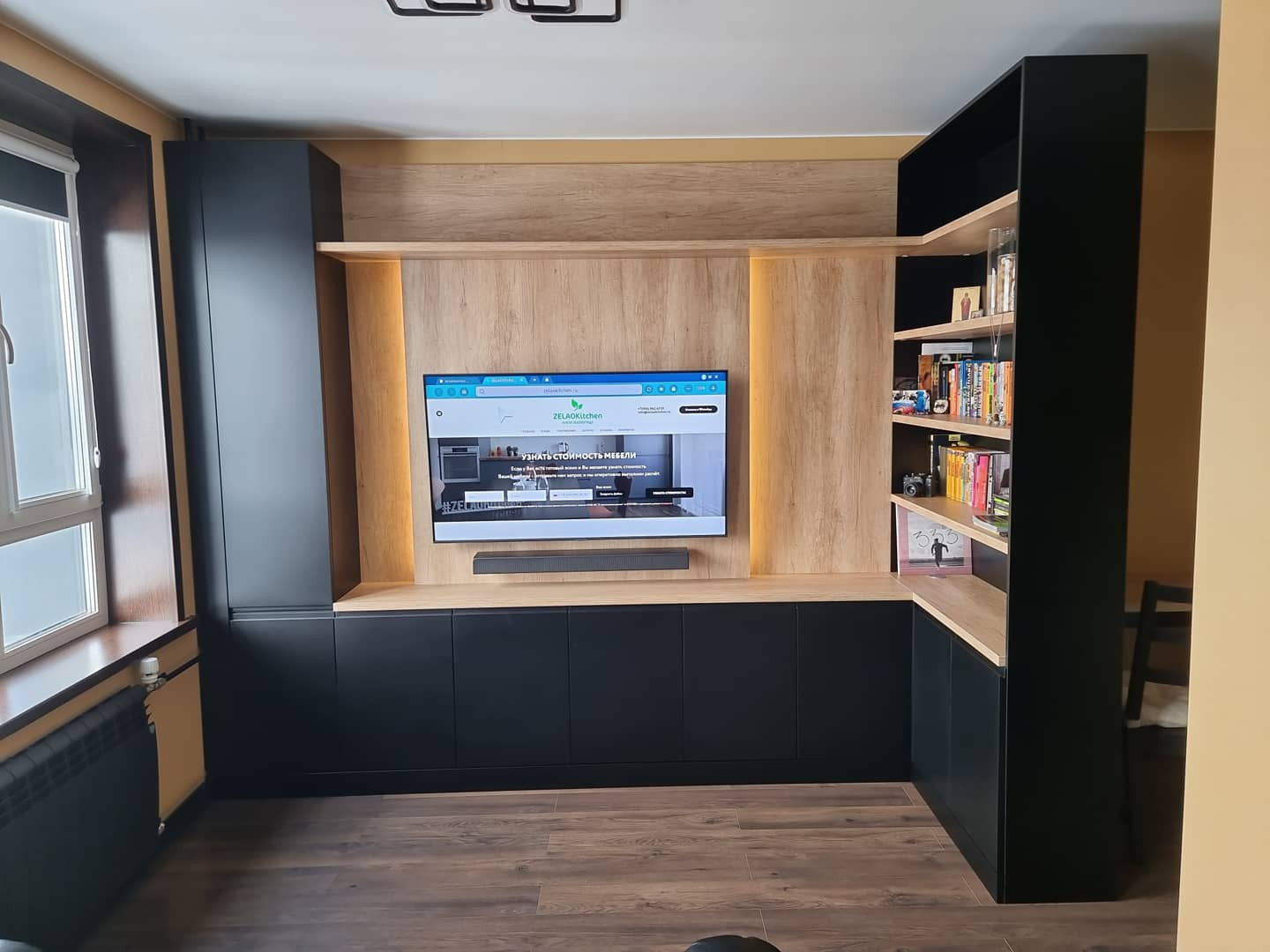 Обложка проекта: Мебель в гостиную ЖК "Жемчужина Зеленограда"