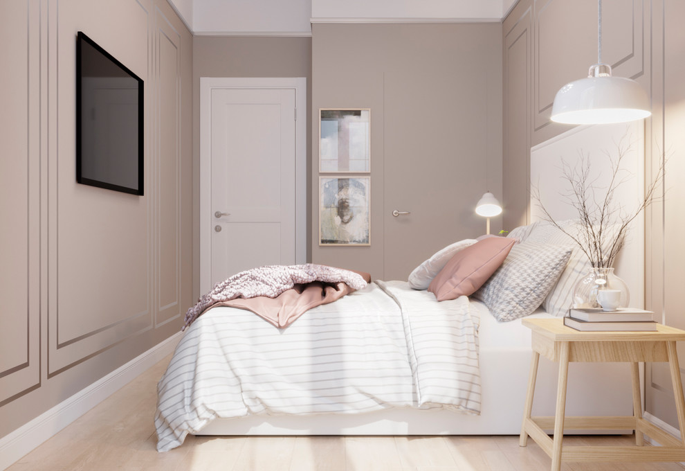 Спальня с гардеробной комнатой(9,5 кв.м)