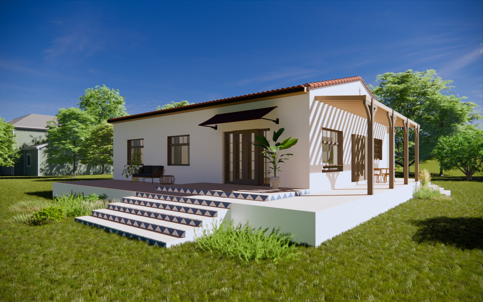 Дом в южном стиле