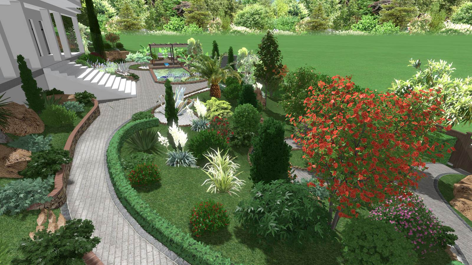 Приусадебный участок индивидуального жилого дома