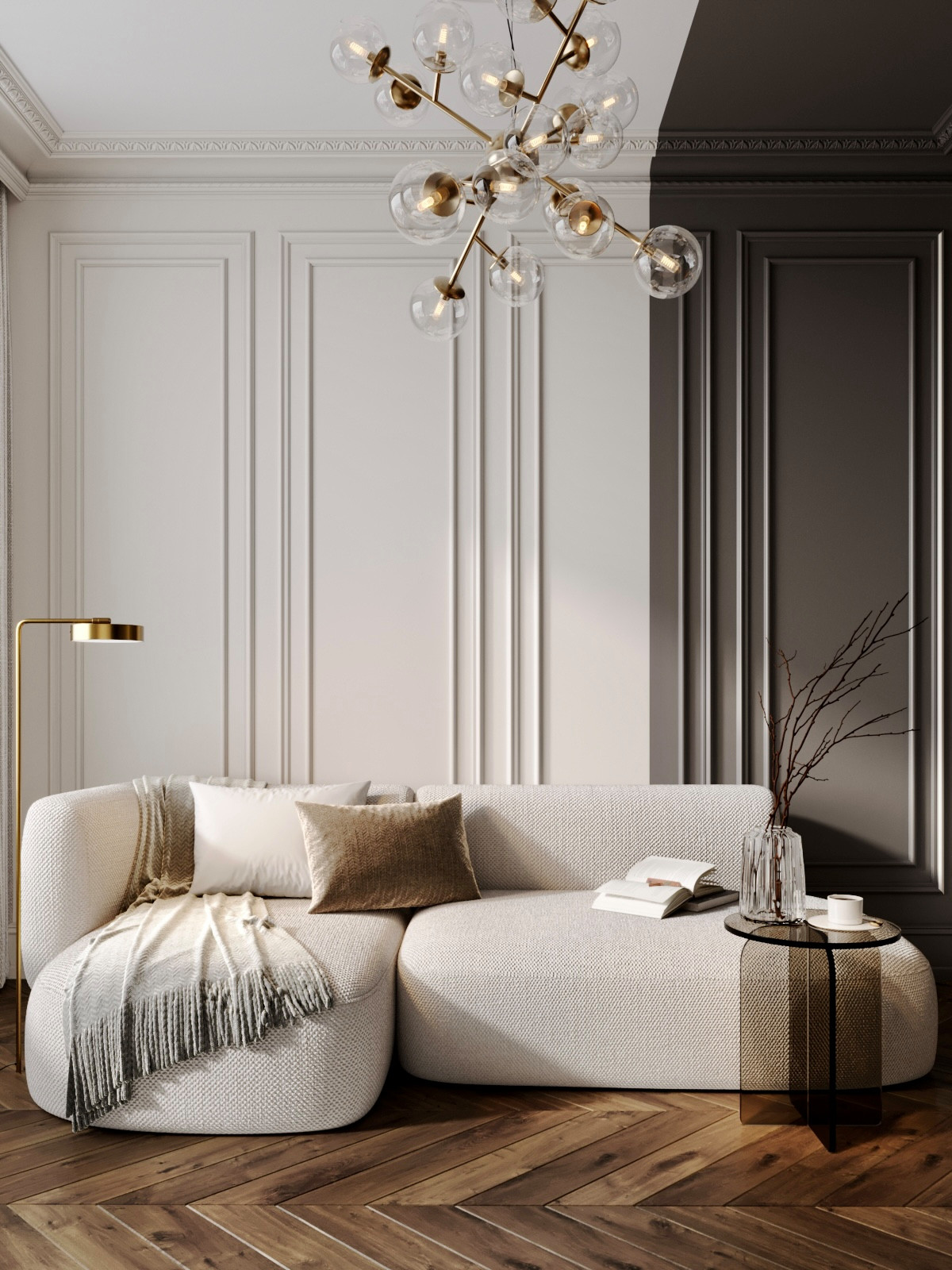 Квартира для сына дизайнера с хорошим вкусом. Вариант 2