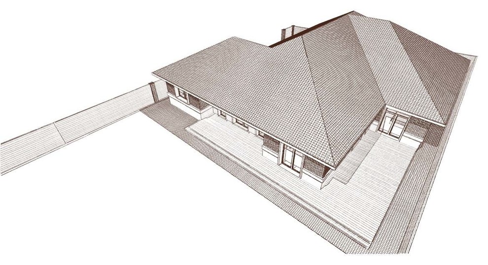 Форэскиз большого загородного дома