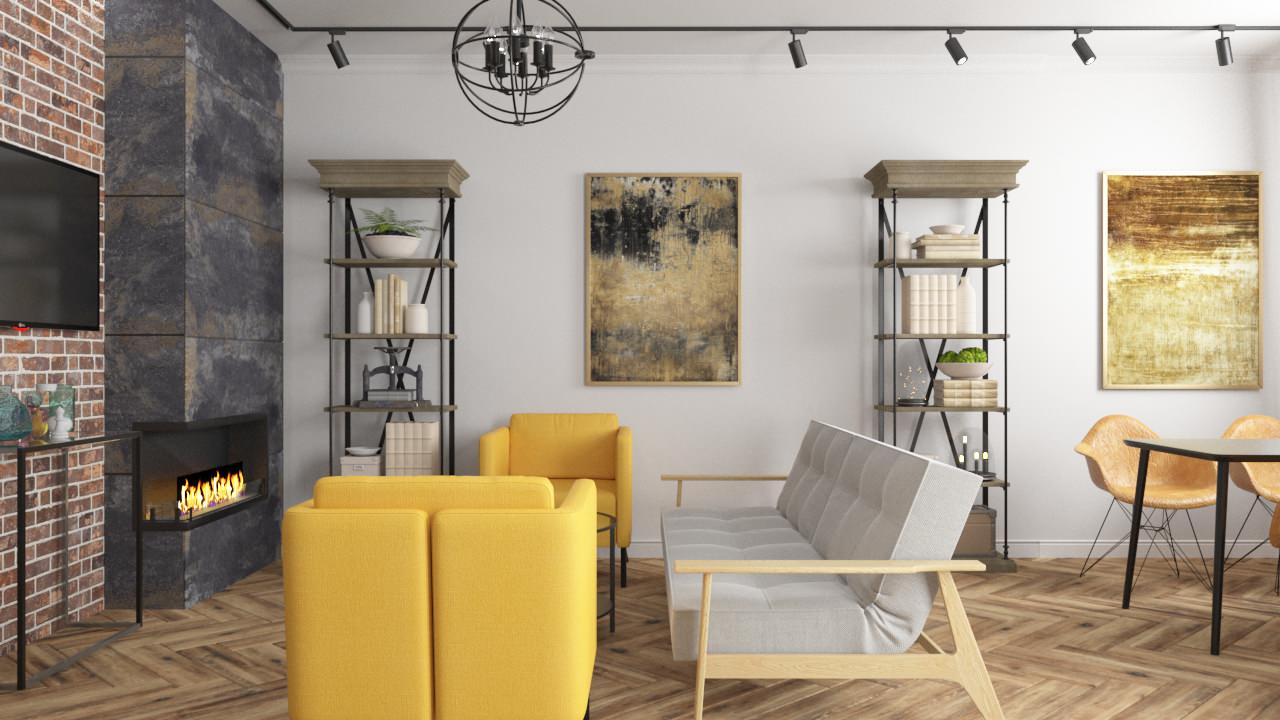 Трёхкомнатная квартира