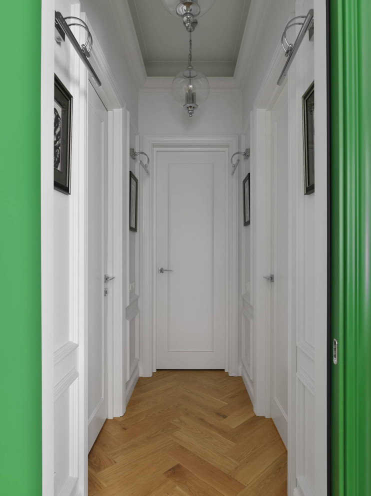 Дизайн и ремонт квартиры в Пречистенском переулке — Зелёный лейтмотив