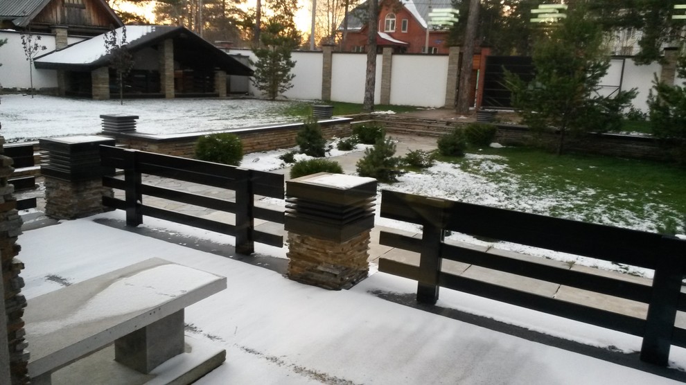 Большой дом с бассейном в стиле ШАЛЕ