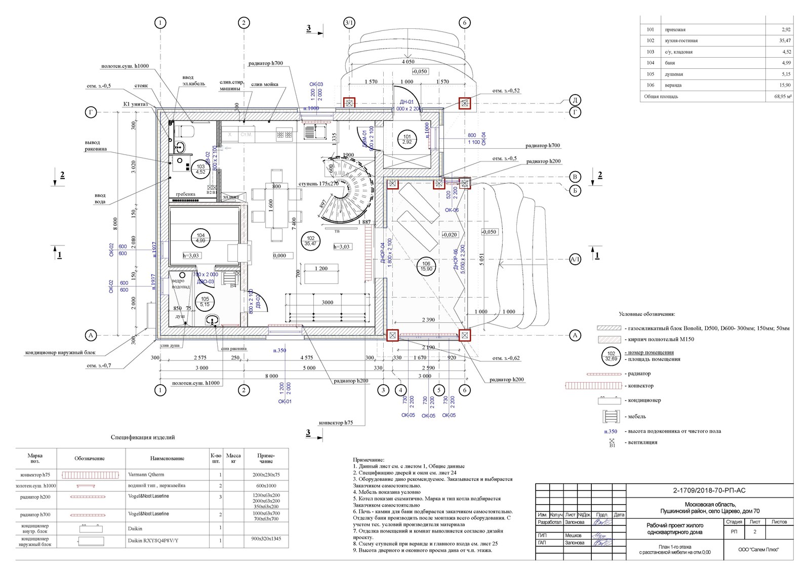 Проект жилого дома
