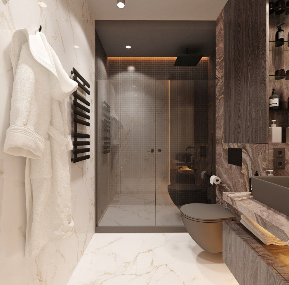 Дизайн проект Квартиры 57 м2 в ЖК Селигер Сити, Москва