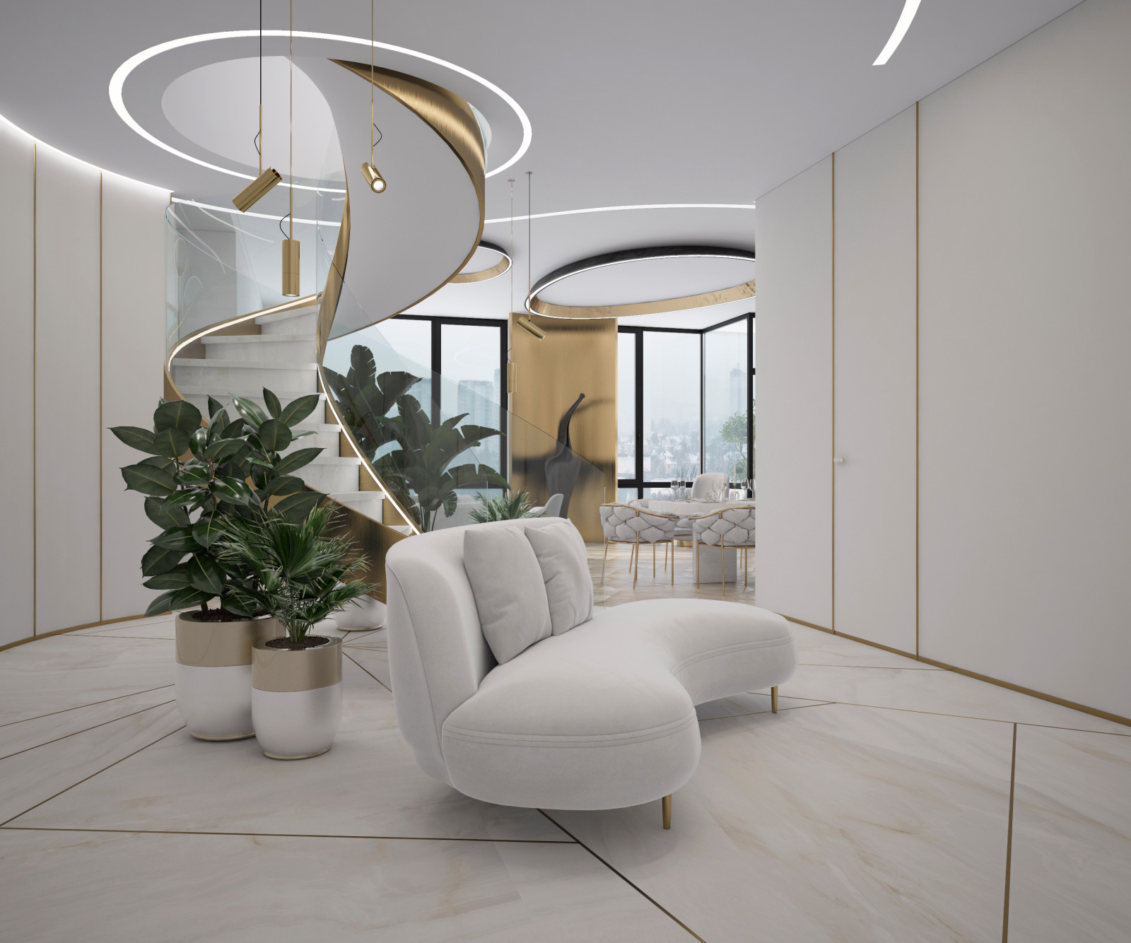 Квартира с террасой - Москва. 300 кв.м.