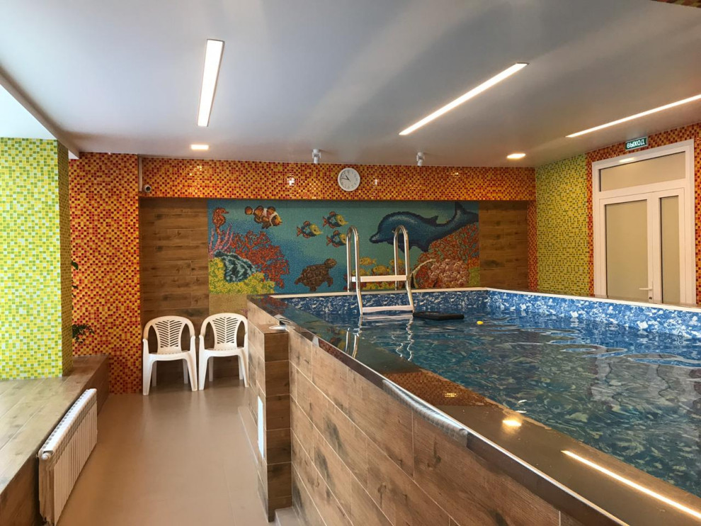 Панно в детский бассейн. 3600х1700 мм.