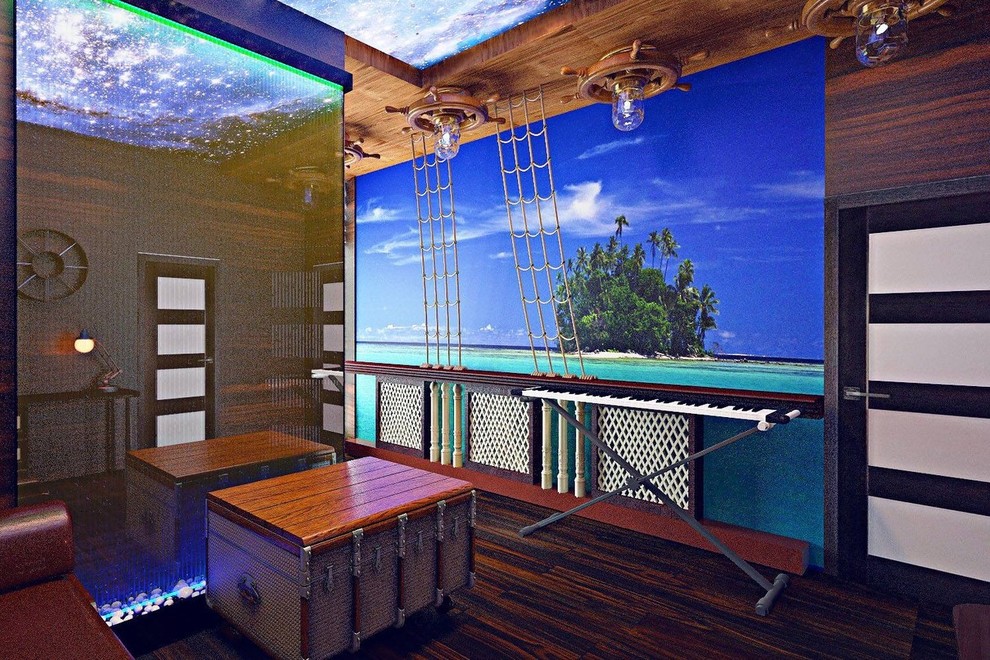 Обложка проекта: Комната в морском стиле