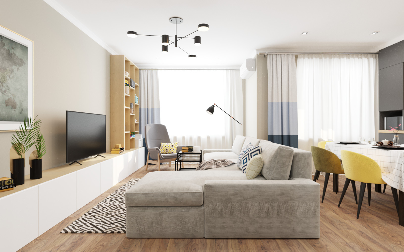 3-х комнатная квартира