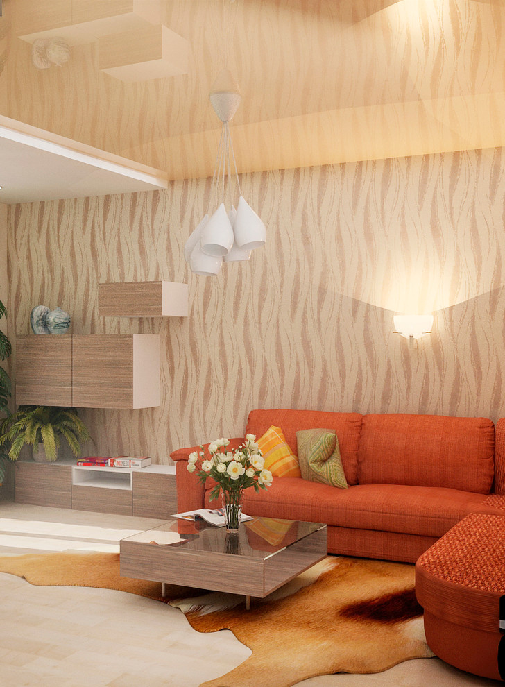 Яркая гостиная