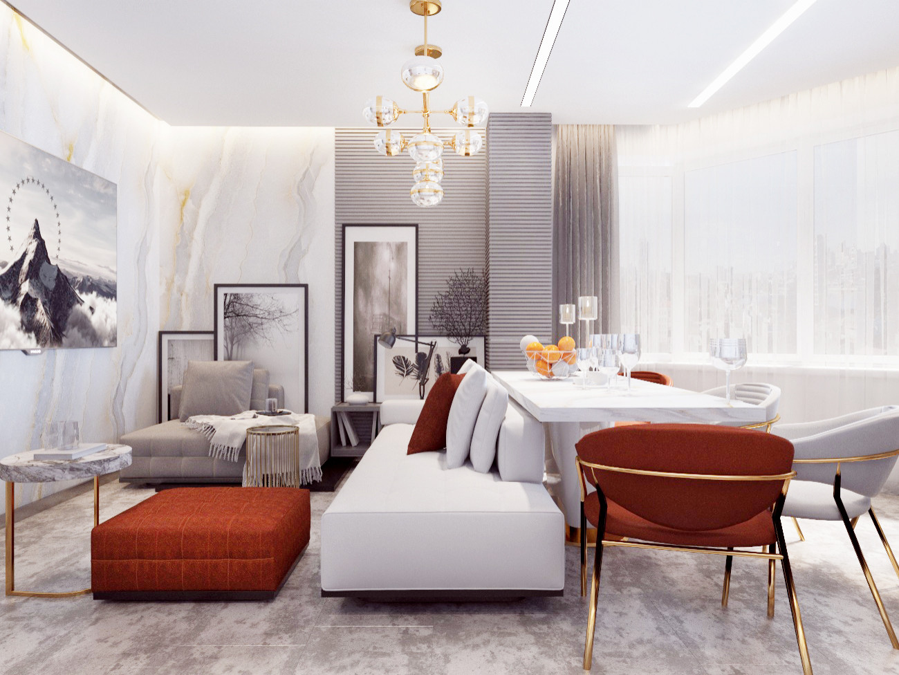 Современная квартира 90м.кв.
