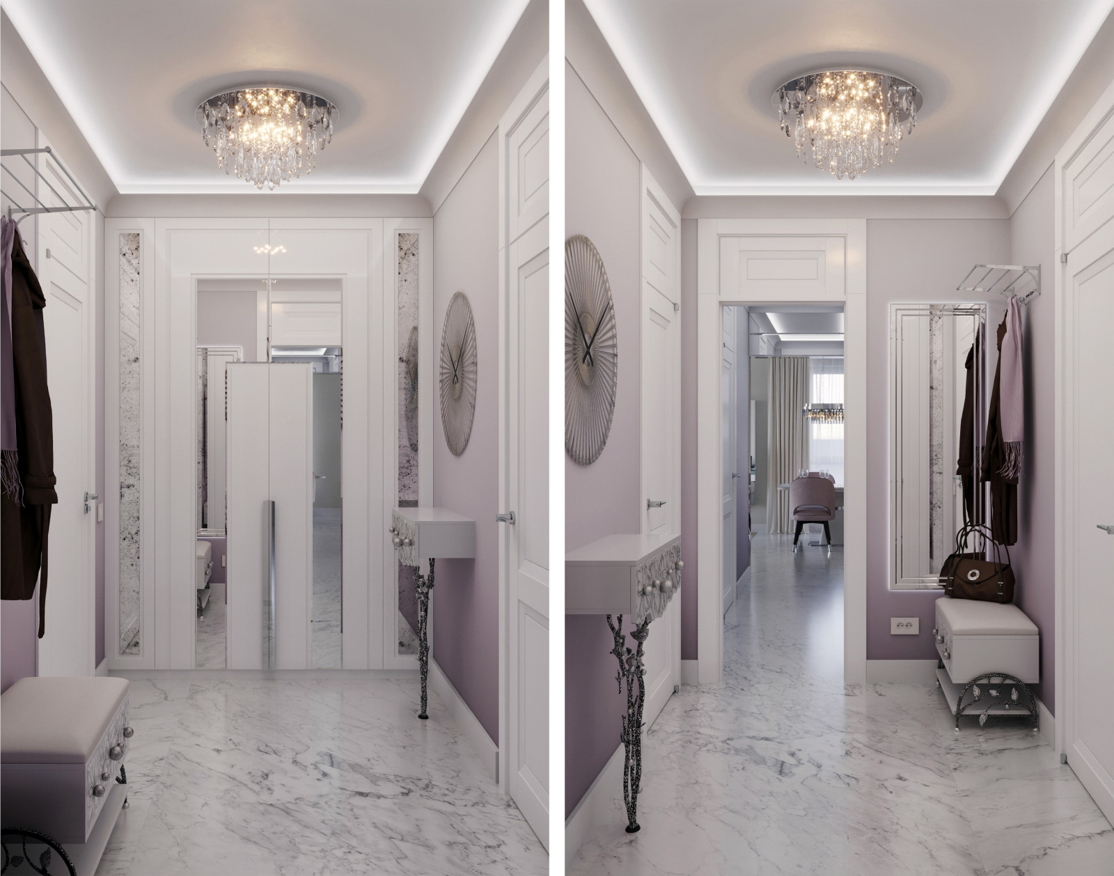 Современная классика; Новостройка в Москве; 70 м2