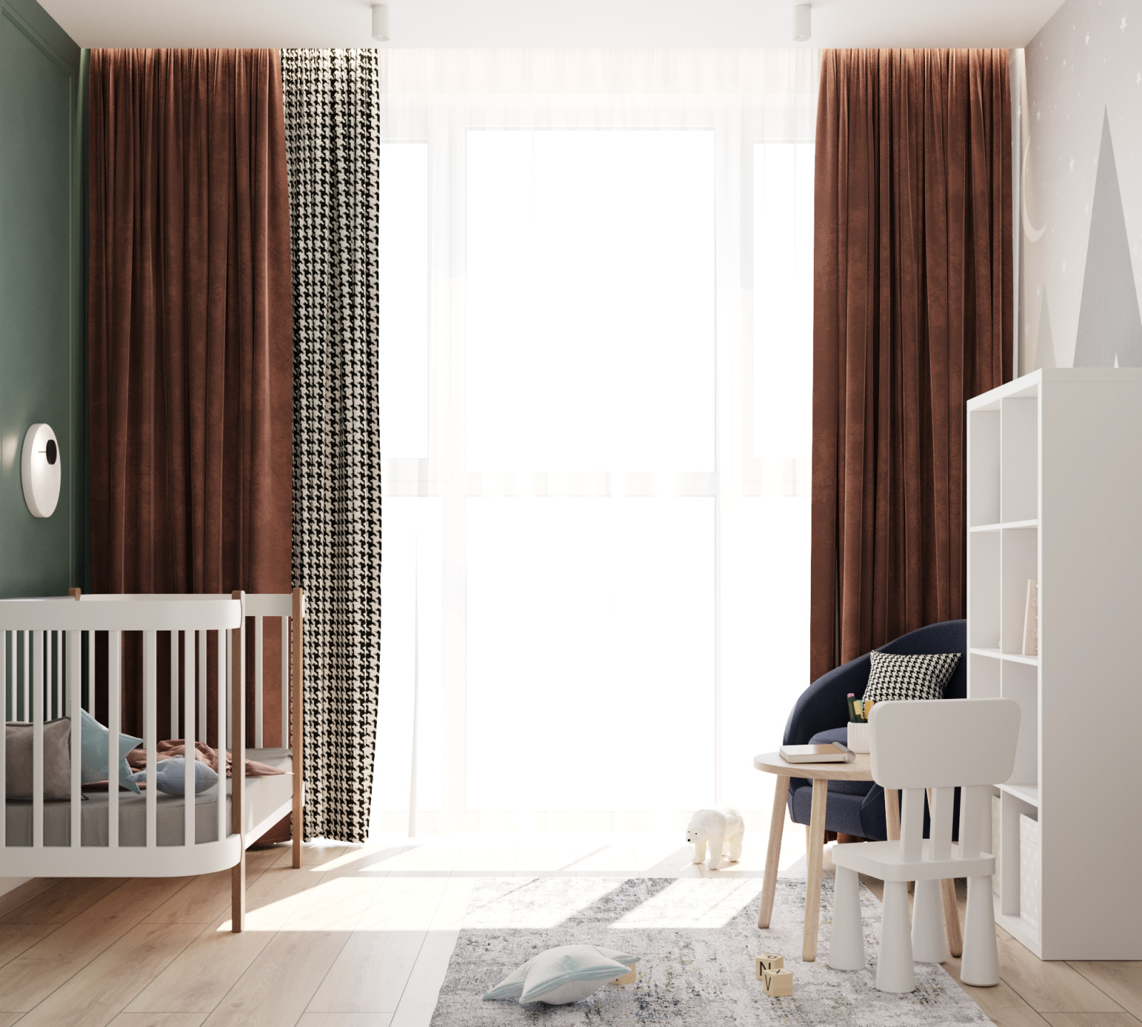 Дизайн проект детской ЖК Фреш