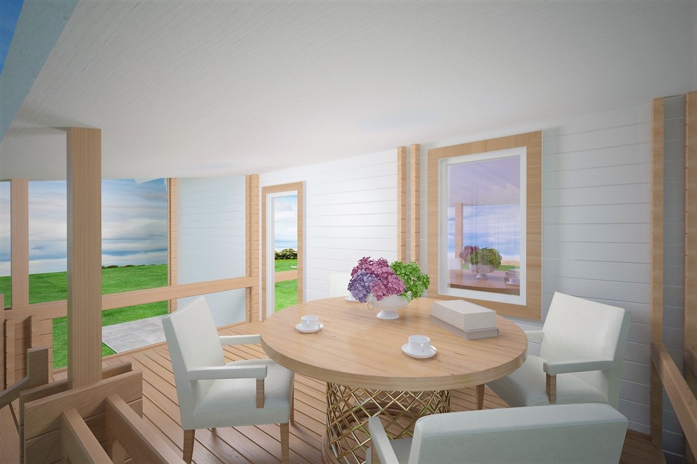 Одноэтажный дачный домик