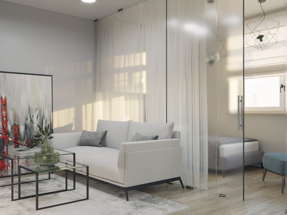 Тонкий минимализм, гостиная