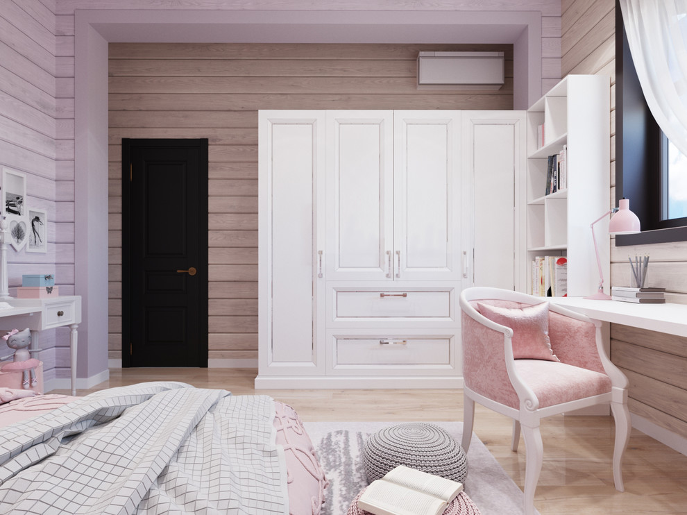 Интерьер жилого дома из клееного бруса  г. Владивосток