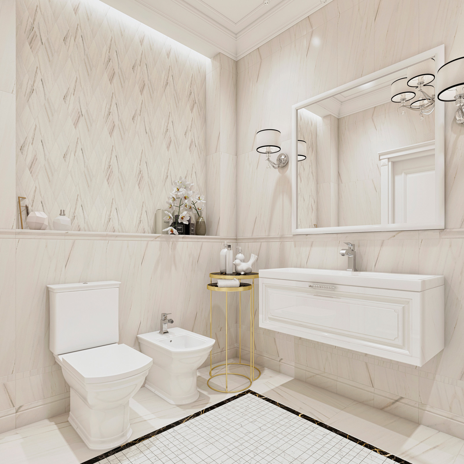 Ванная комната на 1ом этаже bright_home_W