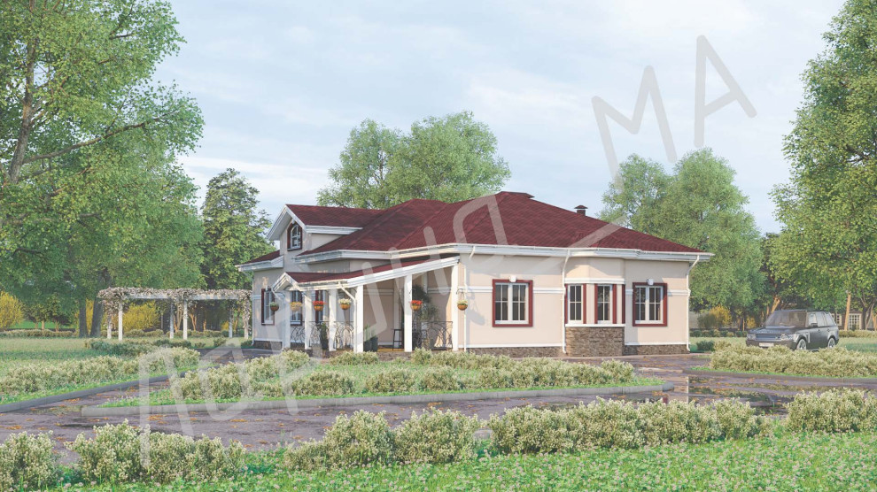 Обложка проекта: Индивидуальный жилой дом в Ленинградской области